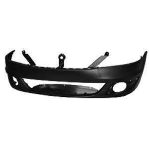 parechoc dacia logan 2008 avant avec phare secours argente