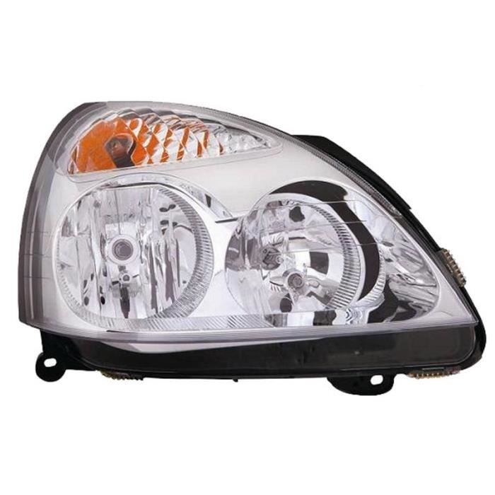 Optique Renault Clio 2 2001 Droit Chrome