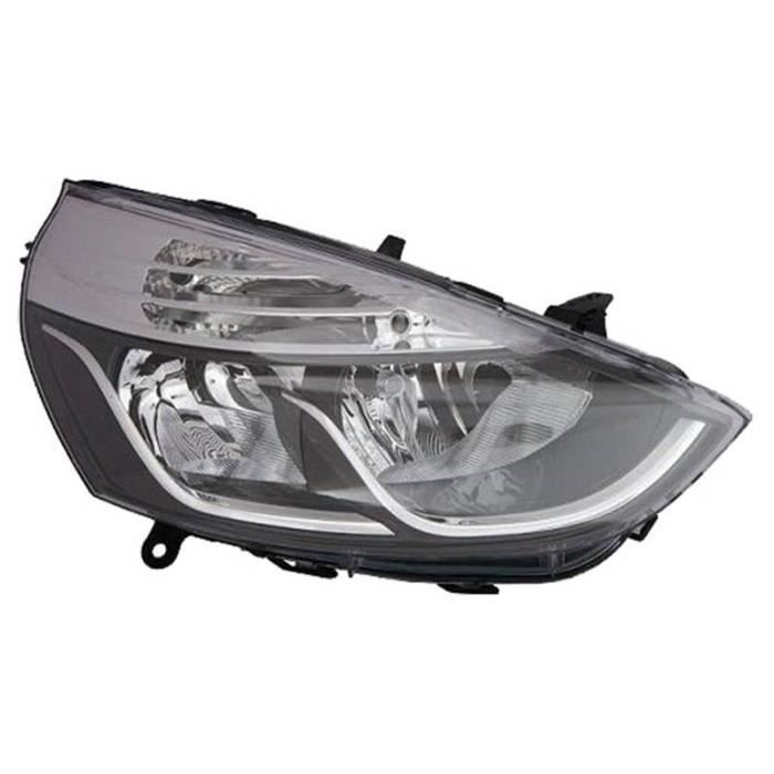 optique renault clio 4 2012 droit chrome