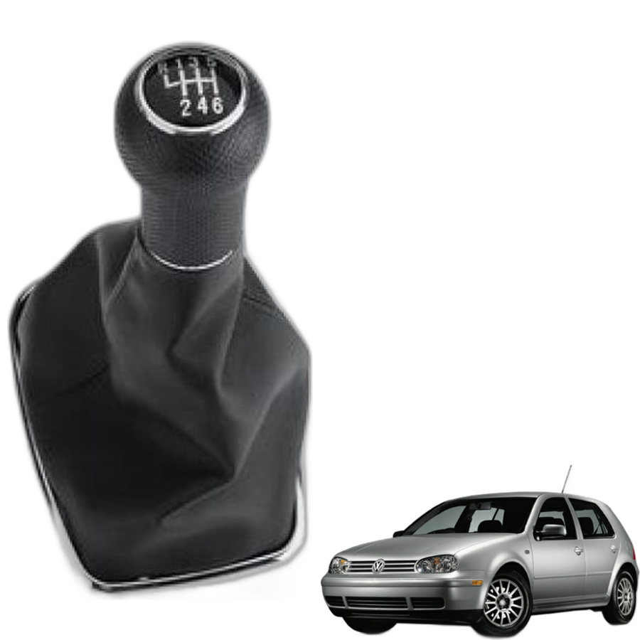 Pommeau de levier de vitesse 6 vitesses avec soufflet - VW Golf 4 113EG-6 SPEED