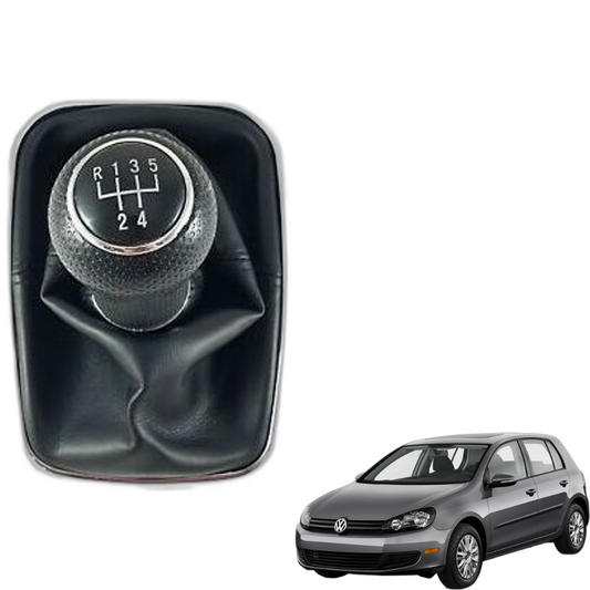 Pommeau de levier de vitesse 5 vitesses avec soufflet - VW Golf 7 711 113C-5 SPEED
