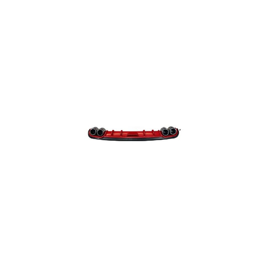 Spoiler de Pare-Chocs Arrière - Universal Rear Bumper Diffuser Lip Spoiler 1,2m - Rouge 1.2RED