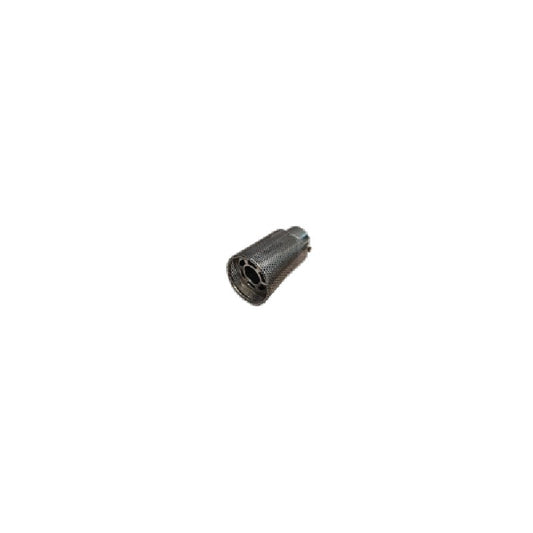 Embout d'échappement (noir perforé / carbone) HJ-8972A