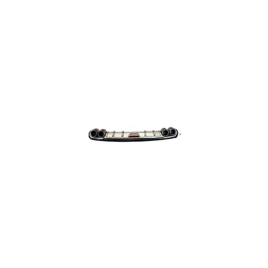 Spoiler de Pare-Chocs Arrière - Universal Rear Bumper Diffuser Lip Spoiler 1,2m - Argent 1.2SILVER