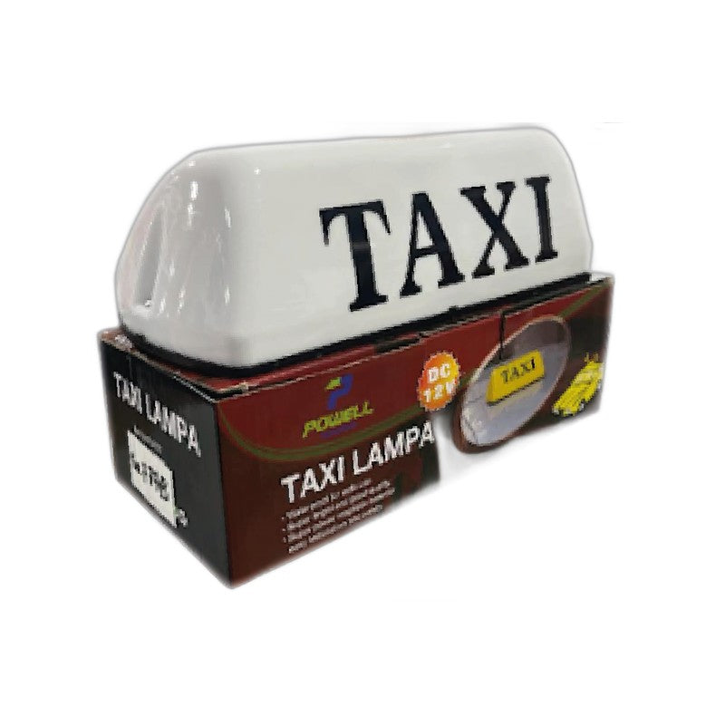 Taxi Lampa - Lampe de toit Taxi grande taille (blanche) AC-777B