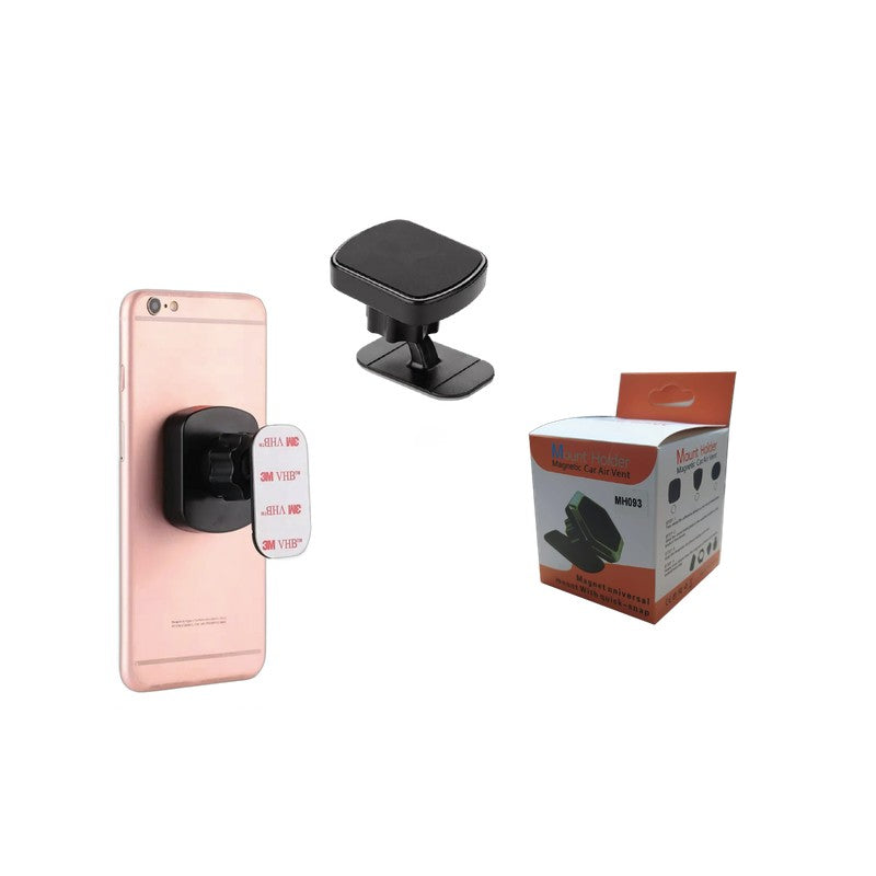 Porte téléphone magnétique plat adhésif 3M pour tableau de bord MH093