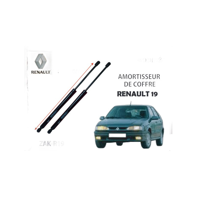Amortisseur de coffre Renault 19 - 500mm / 490N ZAK-R19