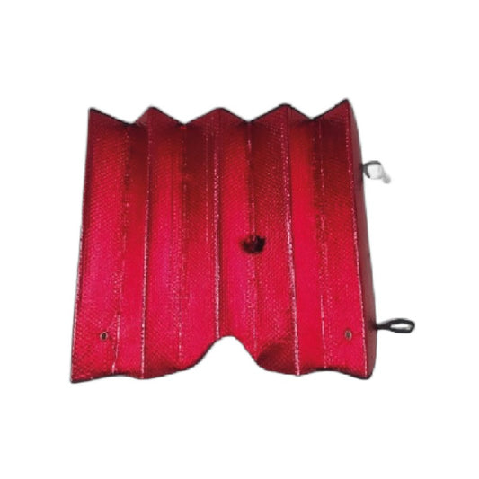 Pare-soleil accordéon aluminium - coloris rouge YF-13060R