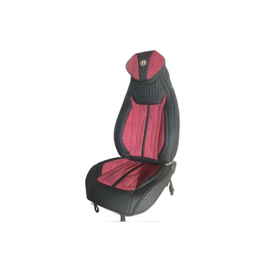 CALEDOS PREMUIM - Housse de siège auto premium noir et bordeaux KT-12529MA