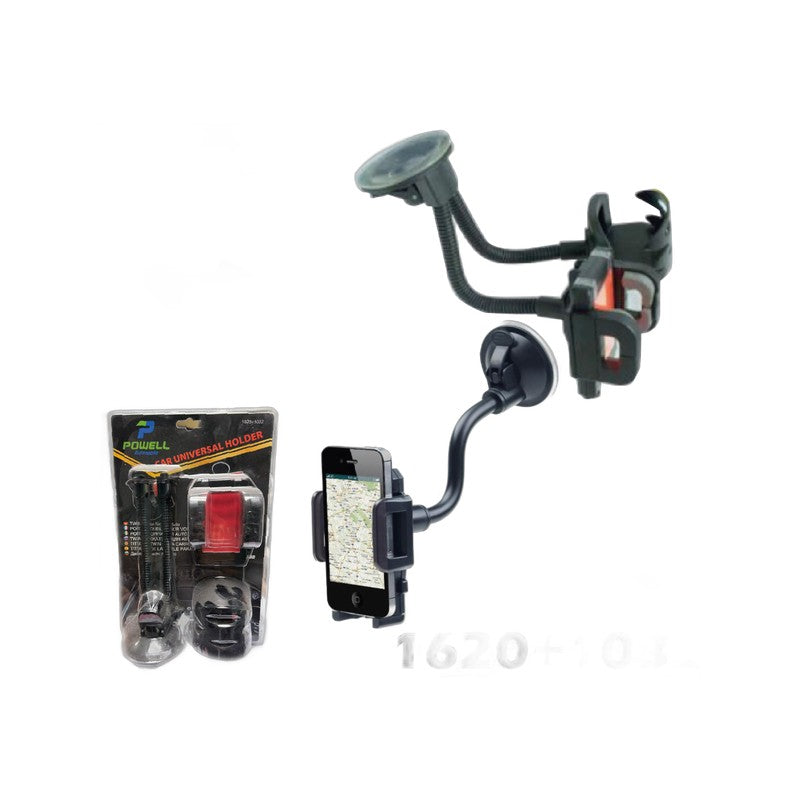 Porte téléphone universel voiture à ventouse avec bras flexible (Powell Car Universal Holder) 1620+1032