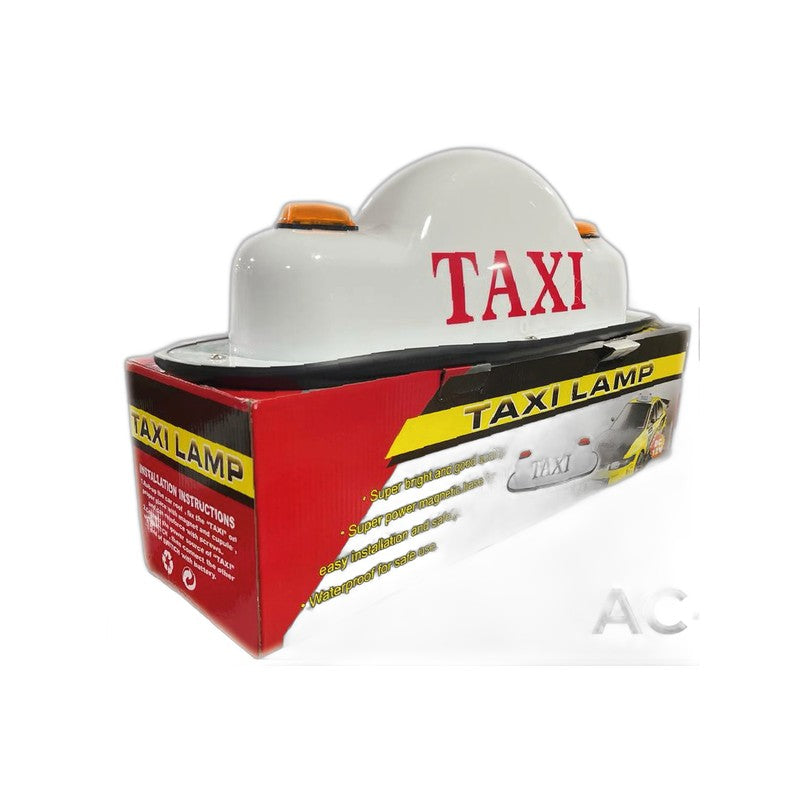 Taxi Lamp - Lampe de toit Taxi dôme (blanche) AC-767