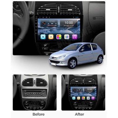 POSTE RADIO ANDROID PEUGEOT 206 - RT MAROC