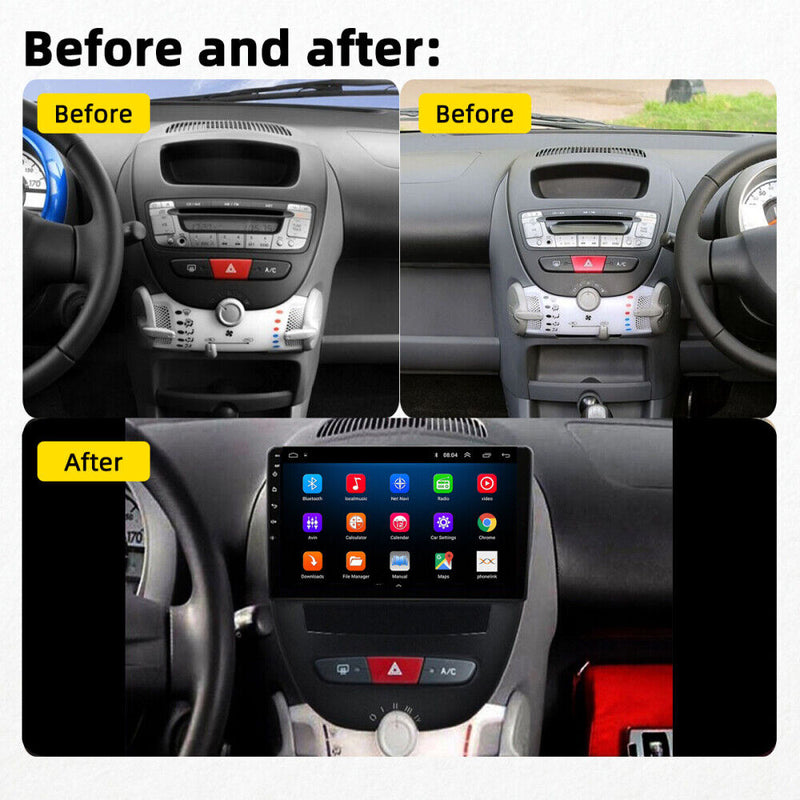 POSTE RADIO ANDROID TOYOTA AYGO 2005-2014 - RT MAROC