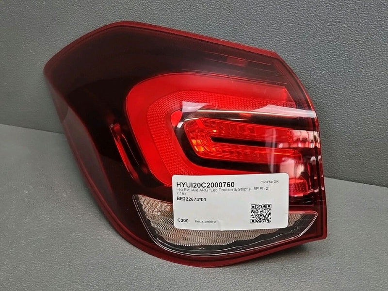 FEU ARRIERE HYUNDAI I20 2014 2019 GAUCHE - RT MAROC
