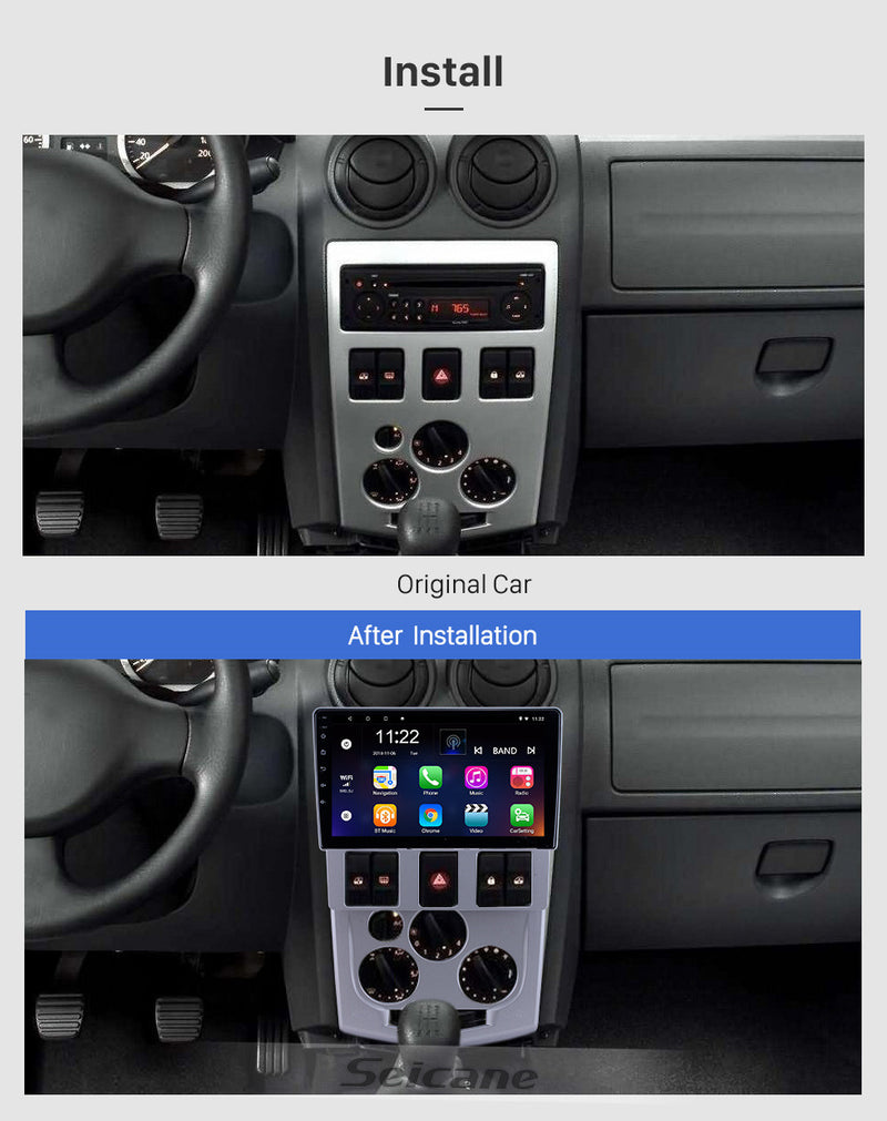 POSTE RADIO ANDROID DACIA LOGAN 2004 2007 - RT MAROC