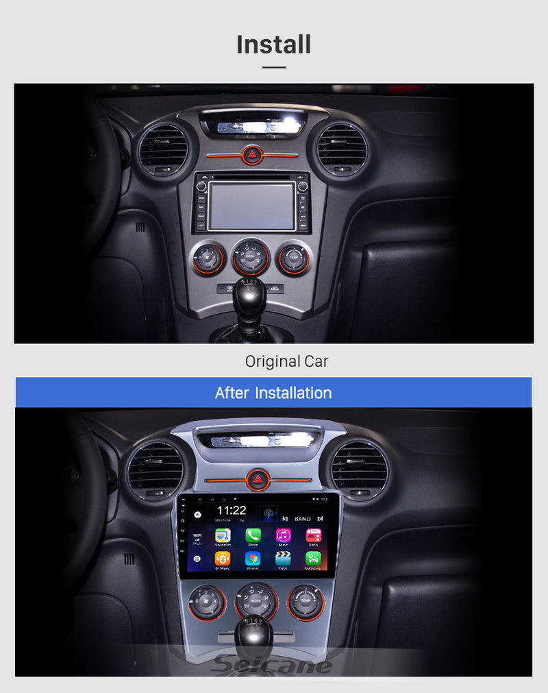 POSTE RADIO ANDROID KIA CARENS 2007-2011 AC MANUEL - RT MAROC
