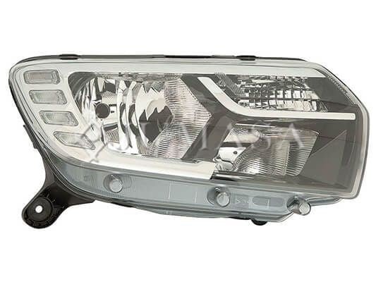 optique dacia sandero 2021 droit chrome led