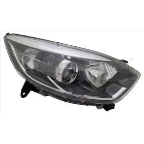 optique renault captur 2013 droit chrome